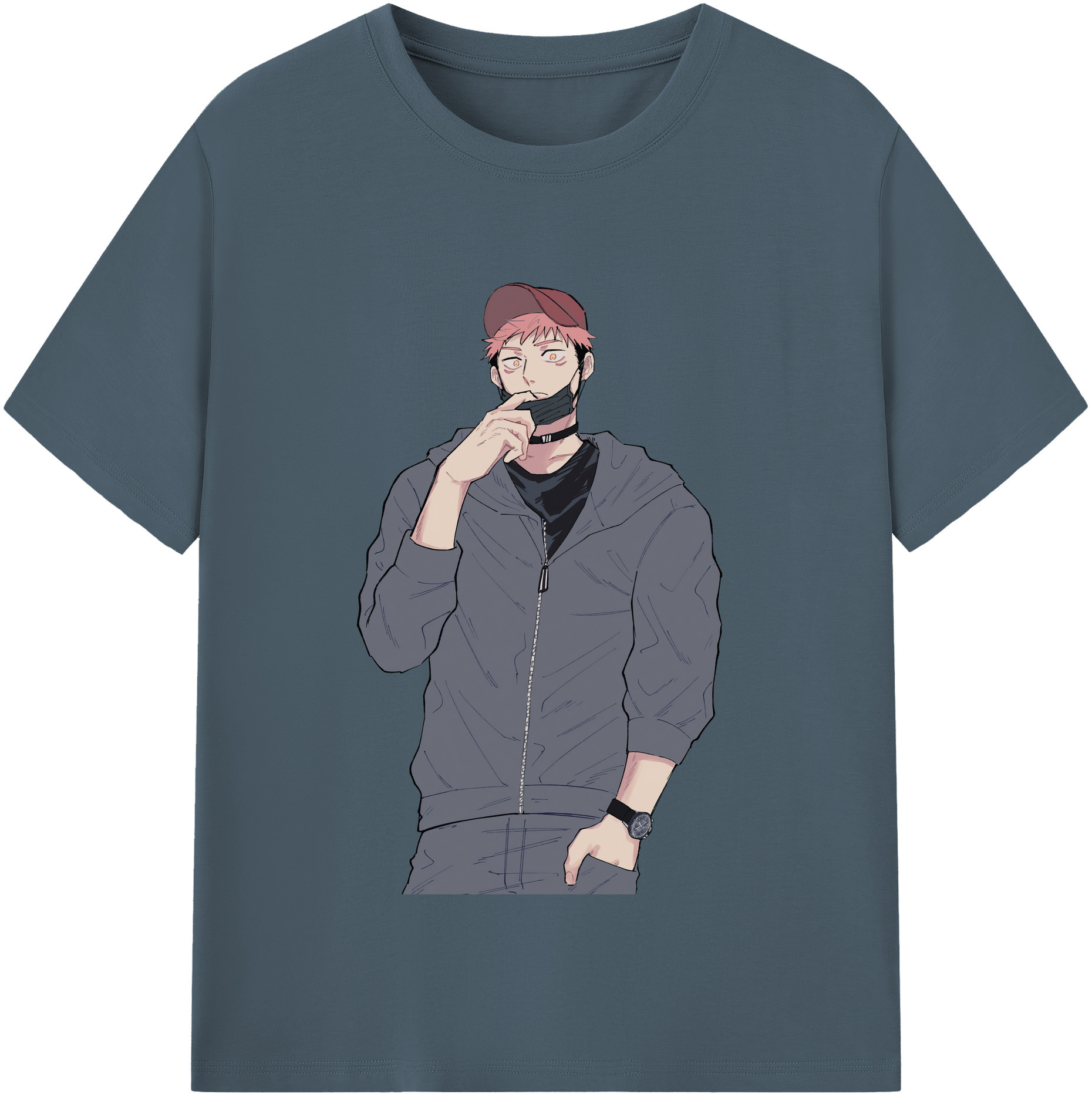 （画像用） 呪術廻戦 Jujutsu Kaisen 綿100％半袖Tシャツ（フロントプリント）